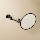 image 2 of Cosmic Magnifying Mirror with Screws & Durable Metal for Bathroom, Brushed Black