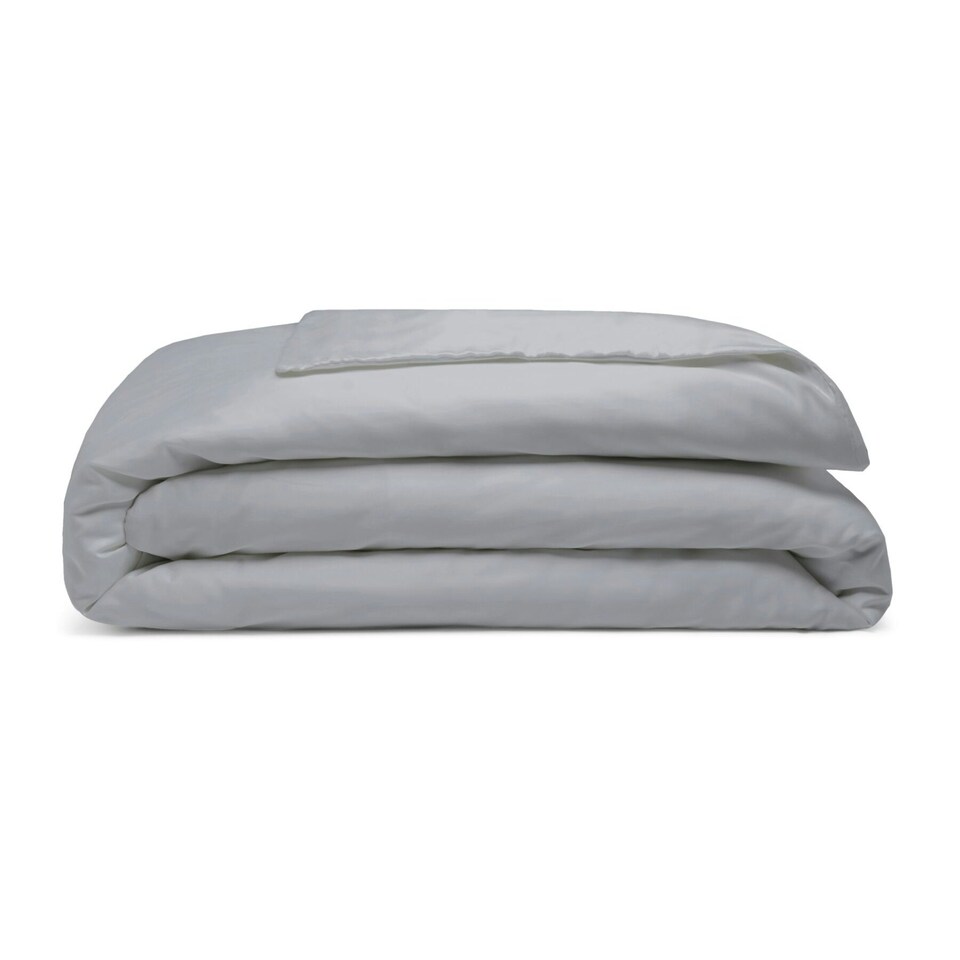 image 1 of Belledorm Pima Cotton 450 Thread Count Duvet Cover - Platinum - Superking