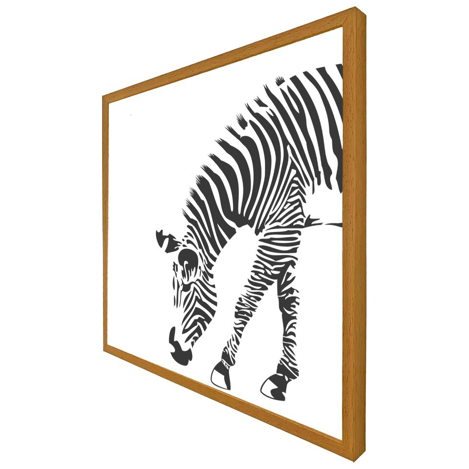 image 1 of Zebra (Picture Frame) Black | S
