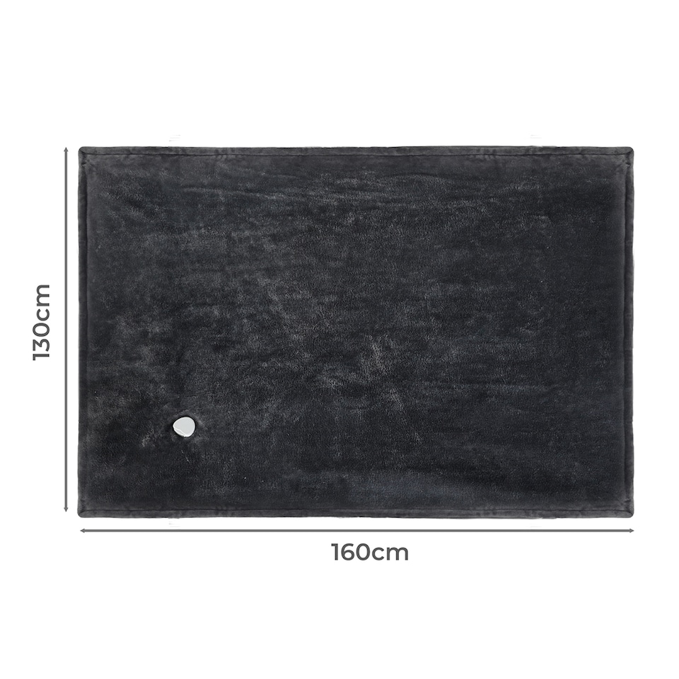 image 1 of Lavio Electric Heated Blanket Throw Soft Flannel Washable Fast Heat