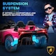 image 6 of HOMCOM Lamborghini Veneno Licensed Electric Ride-on Car w/ Remote- Pink