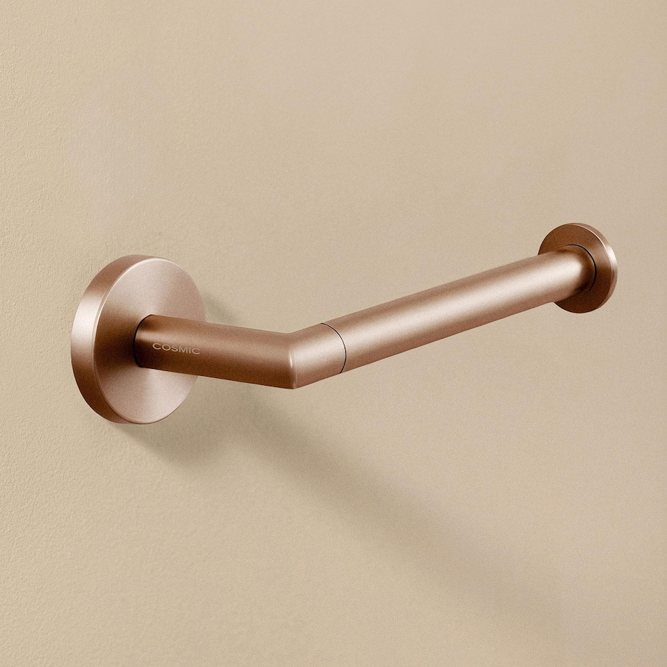 image 1 of COSMIC Toilet roll holder, Matt copper, Hidden fixings, Start Collection