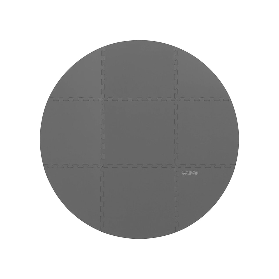 image 1 of Wave Insulating Foam Hot Tub Mat, Round, 165cm diameter