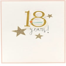 Kindred 18th Hooray Birthday Greeting Card
