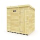 image 1 of 9 x 8 Feet Pent Security Shed - Single Door - Wood - L231 x W276 x H201 cm Brown