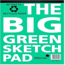 40 Sheets Big Green Sketch Pad