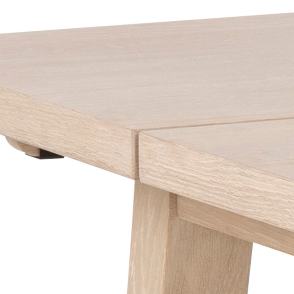 image 1 of A-Line Rectanglar Dining Table in White Oak