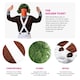 image 2 of Factory Worker Costume - Wig & Eyebrows Brown | L