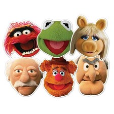 The Muppets Disney Cardboard Face Masks - Pack of 6