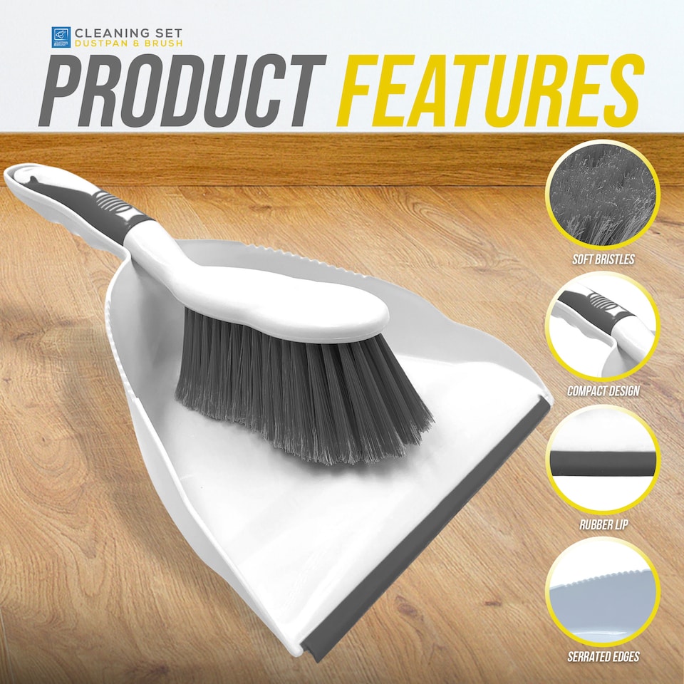 image 1 of Dustpan Small Brush Hand Broom - Dustpan and Brush Set | Multi | Green | One Size
