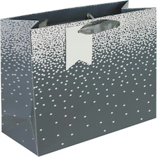 Charcoal Ombre Christmas Medium Gift Bag