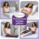 image 10 of Aamira Bed Wedge Pillow for Bed, Memory Foam, Orthopaedic Support for Sleeping, Acid Reflux, GERD, Snoring & Back Pain Washable