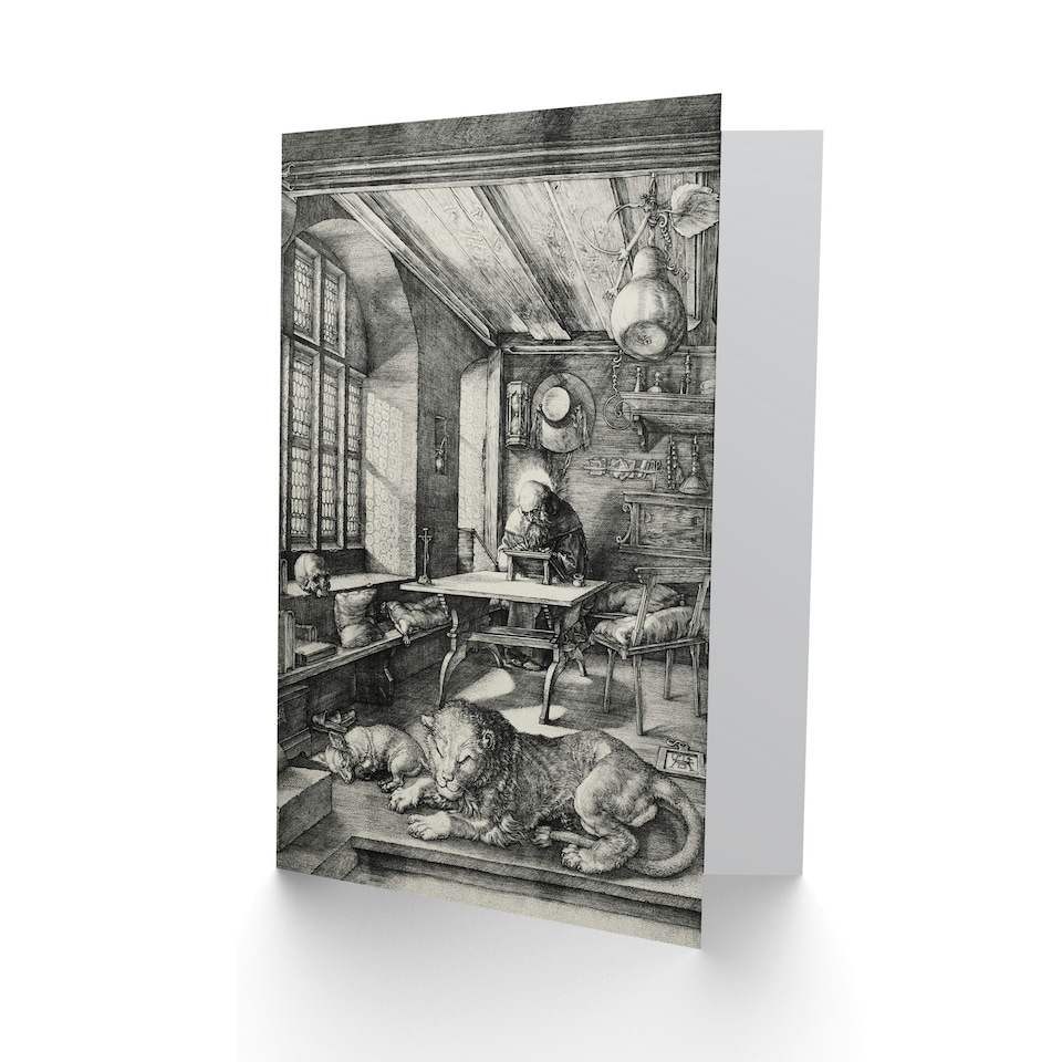 image 1 of Albrecht Durer Art Card Saint Jerome in His Study