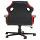 image 4 of Interiors By Premier Ergonomic Black And Red Pu Home Office Chair, Comfortable Work From Home Chair, Movable Ergonomic Chair