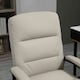 image 5 of Vinsetto PU Leather Office Chair for Home with Arm, Adjustable Height, Grey