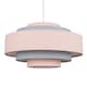 image 4 of ValueLights 3 Tone Pink 5 Tier Cylinder Ceiling Pendant Light Shade