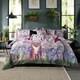 image 1 of The Forest at Twilight Duvet Cover Set – 100% Cotton, 200 Thread Count, Digital Print & Piped Edge Multi | Multicoloured | King