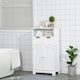 image 2 of kleankin Bathroom Storage Cabinet with Adjustable Shelf and Removable Drawers