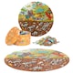 image 2 of boppi 150 Piece Round Jigsaw Puzzle - Dinosaur