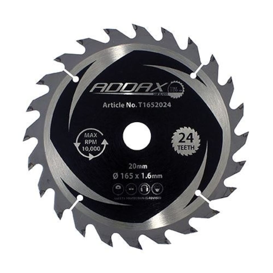 Timco - Handheld Cordless Circular Saw Blade (Size 165 x 20 x 24T - 1 Each)