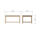image 9 of Taberno Oak Coffee Table Natural Oak Orange