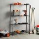 image 2 of VonHaus 4 Tier Wire Shelving Unit for Home Storage