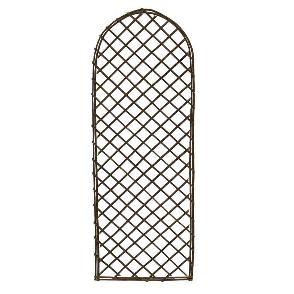 image 1 of Oypla Set of 2 Willow Trellis Fencing Panel Screen Climbing Trellises