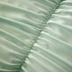 image 3 of Ruched Duvet Set in Sage Green - King | Green | Sage Green | King