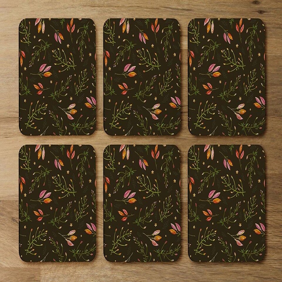 image 1 of Green Branches (Coaster)