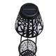 image 2 of Living and Home 2 Pcs Double-Tier Solar-Powered Plant Stand Black