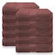 image 1 of OHS 10 x Luxury 100% Cotton 500GSM Bathroom Face Cloth Towel Red | Burgundy | Face cloth