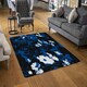 image 2 of Field of Flowers (Rug) Blue | Medium: 80x150cm