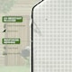 image 4 of Outsunny Walk-in Outdoor Green House with Door and Mesh Windows, White