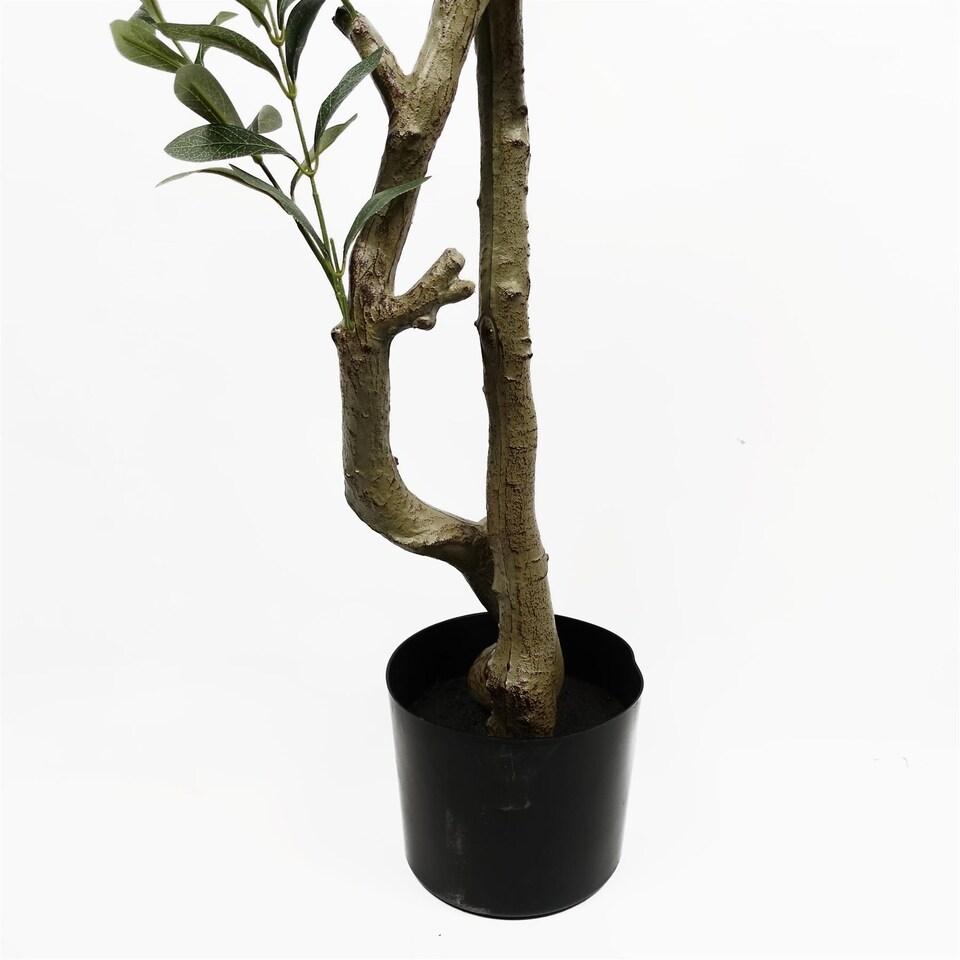 image 1 of 160cm Artificial Olive Tree 1296 Leaves 72 Olives | Green | 5ft