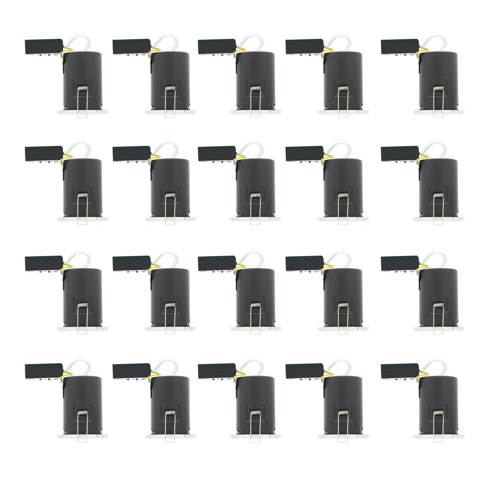 image 1 of Set of 20 Fire Bathroom Downlights - Chrome IP65 Recessed Downlights Chrome