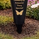 image 6 of Dad Plastic Spike Memorial Graveside Flower Vase With Butterfly Decoration