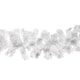 image 8 of 2.7m (9ft) White Christmas Garland with PVC Branches
