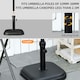 image 4 of Outsunny 11kg Concrete Square Garden Parasol Base Holder for Table Umbrella