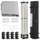 image 5 of Yaheetech 300 cm L x 300 cm W Pop-up Canopy with Roller Bag & Sandbags & Guy Lines & Ground Stakes-Light Grey | Grey | Light Grey | 300 cm L × 300 cm W × 267-287 cm H