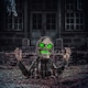 image 2 of HOMCOM 70c8 Groundbreaker Skeleton Outdoor Halloween Decoration, Halloween Animatronic with Sound Activated, Light Up Eyes, Sound Effects, Animated Prop for Haunted House