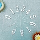 image 4 of Silver 8 Number Candle Party Cake Decoration Silver