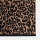 image 4 of OHS Luxury 100% Cotton Leopard Jacquard Absorbent Quick Drying Hand Towel Cream | Natural | Hand towel