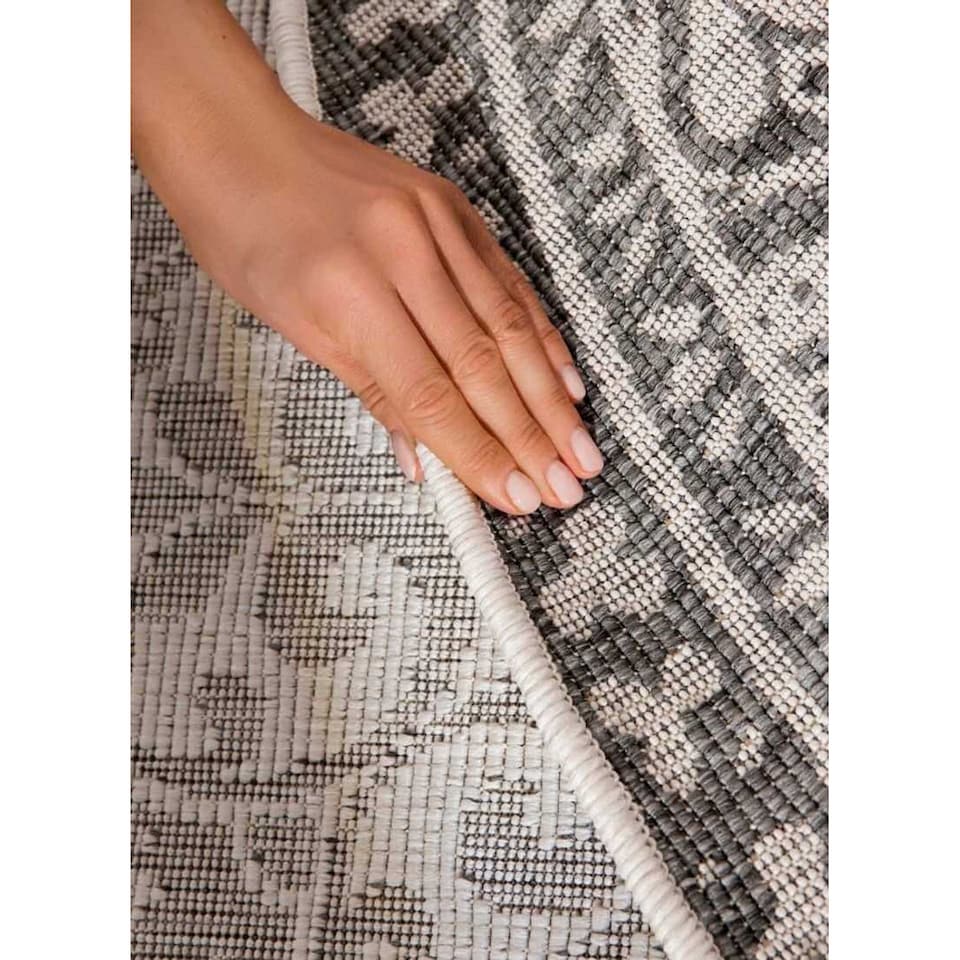 image 1 of The Rugs Rosel Reversible Rug – Indoor Outdoor Vintage Flat Woven Low Pile