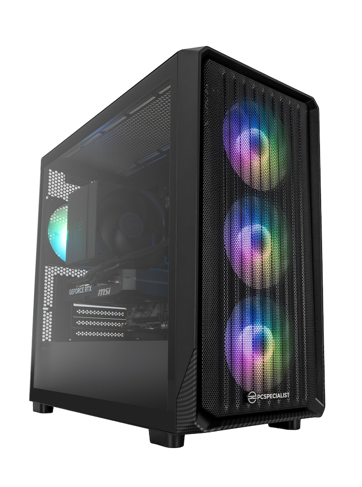 image 1 of PCSpecialist PRISM Gaming PC - Ryzen 5 8400F Nvidia RTX 5060Ti 16GB RAM 1TB M.2 SSD Windows 11 Home