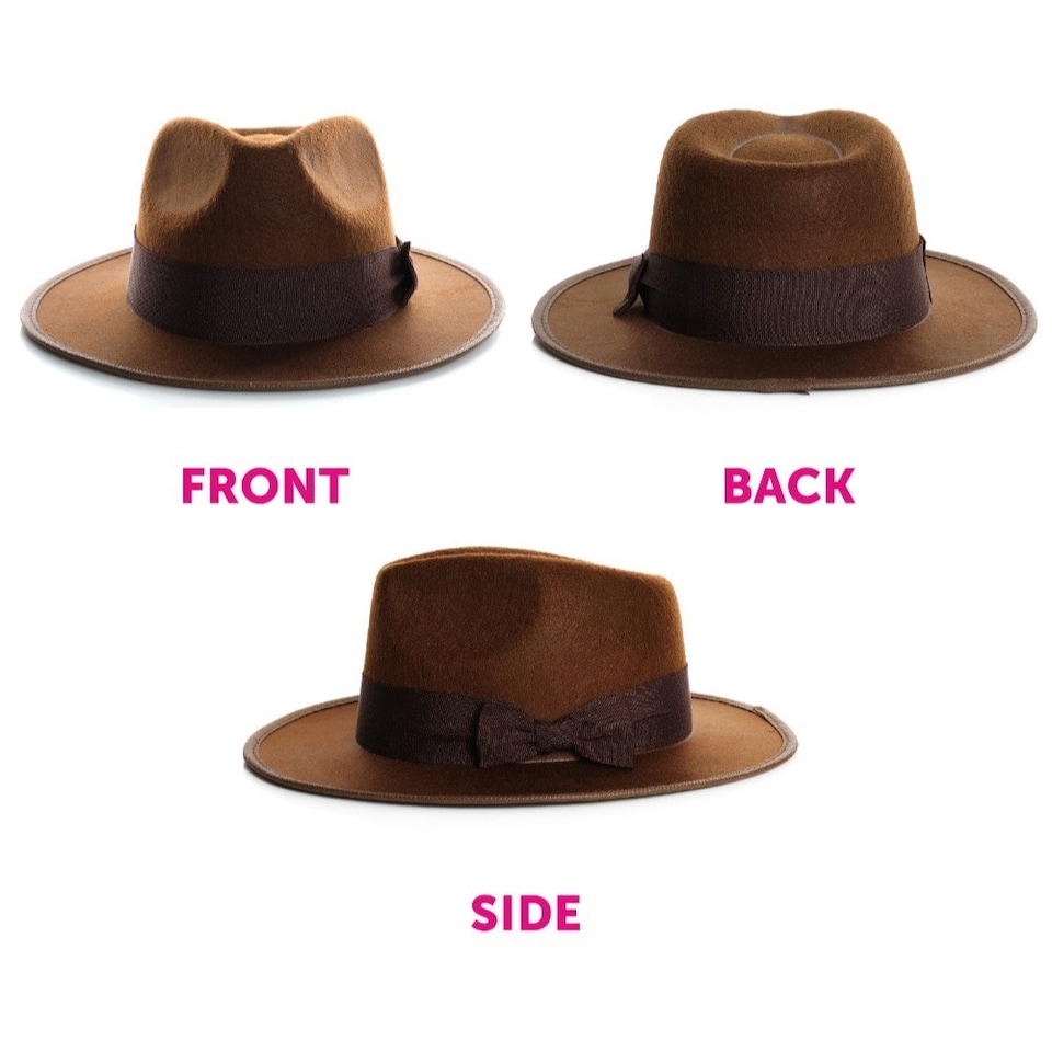 image 1 of 5 Piece Detective Accessory Set Brown | One Size