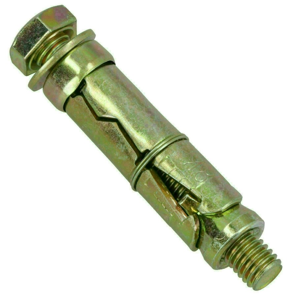 image 1 of M8 8mm x 60mm Expansion Rawl Bolt for Masonry Sleeve Anchors Fastener 6pk