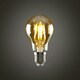 image 3 of ValueLights 3 Pack Vintage Filament E27 Amber Glass GLS LED 4W Warm White 2700K 400lm Light Bulb