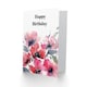 image 2 of Poppy Flower Bouquet Watercolour Woman Her Birthday Card