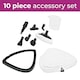 image 4 of Blue 10 in 1 1500W Hot Steam Mop Cleaner and Hand Steamer
