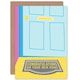 image 1 of Welcome Mat Bright Fun New Home Card